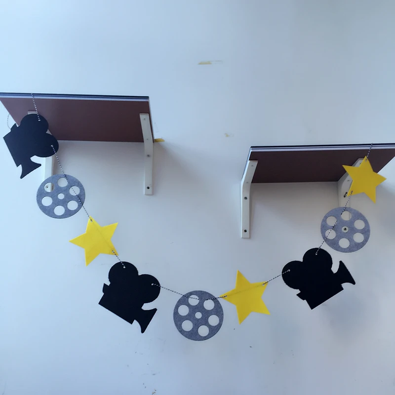 Кинозвезда голливувечерние камера 3 метра фетровый баннер флаг украшение на день