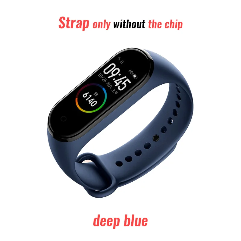 Оригинальный новый цветной ремешок многоцветный Браслет Для Xiaomi Mi Band 4/3 Miband