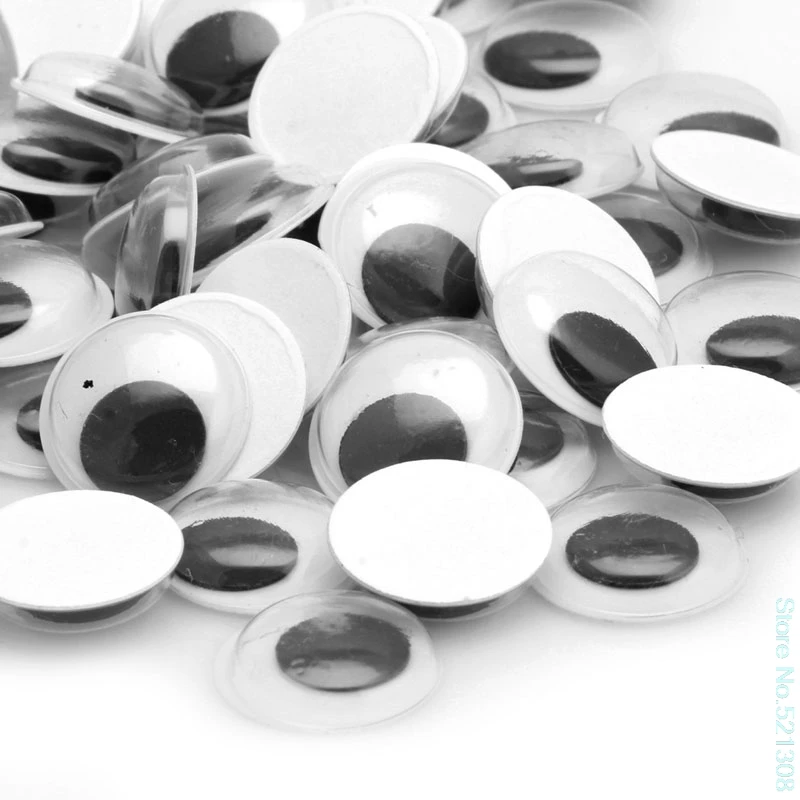 2020 Новый Wiggly Wobbly Googly Eyes самоклеющийся Скрапбукинг ремесла 100 шт|Куклы| |
