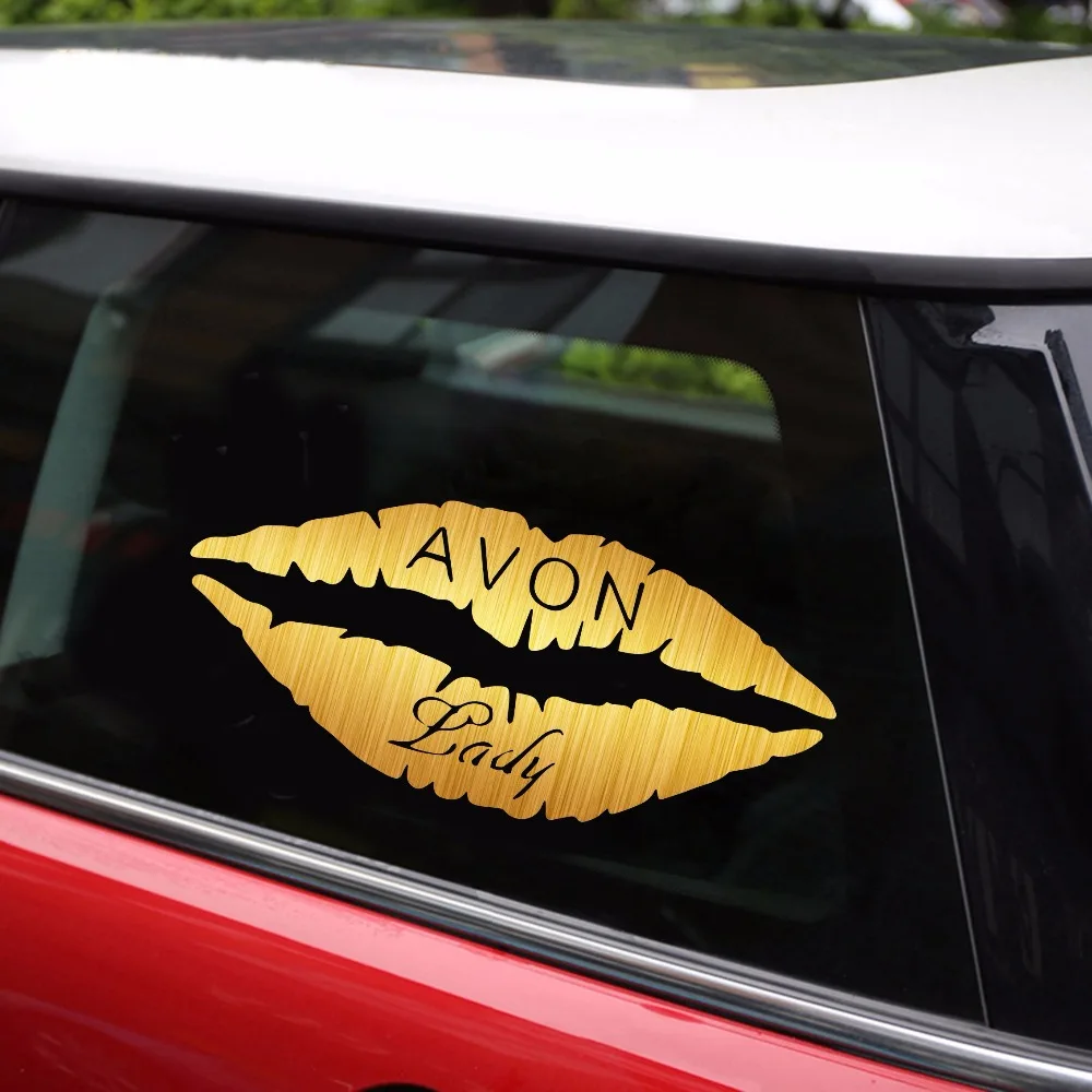 12 6*5 4 см сексуальные горячие губы Avon женские автомобильные наклейки s