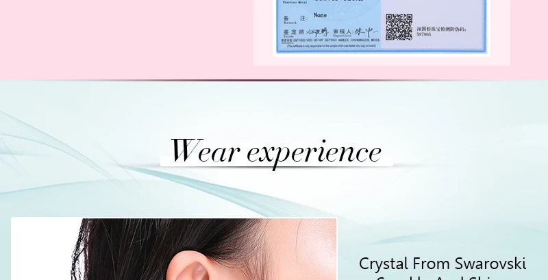 Перфорированный Круглый кристалл звезды от Swarovski Висячие серьги для женщин 925 стерлингового серебра уха аксессуары красивые украшения Свадебная вечеринка
