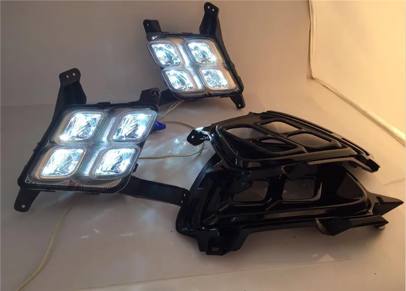 Четыре режима для глаз светодиодные дневные ходовые огни автомобильный Стайлинг