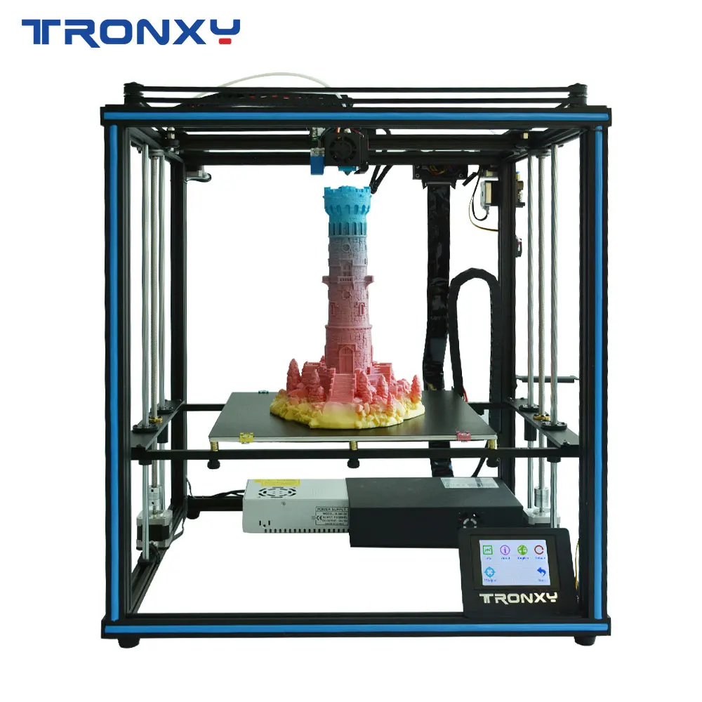 2019 новейший дизайн Tronxy Высокоточный X5SA с сенсорным экраном автоматический