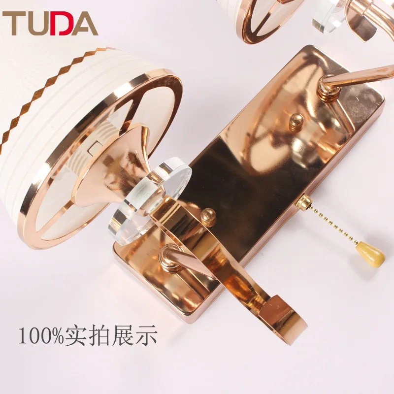 Светодиодная настенная лампа TUDA современная хрустальная матовое стекло для