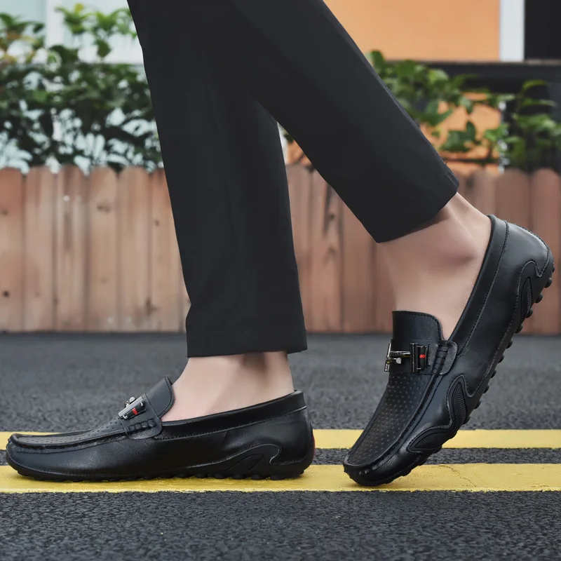 NORTHMARCH Genuine Leather Men Shoes Luxury Brand Mens Loafers Mocassim Masculino Couro Driving Schoenen Mannen | Обувь