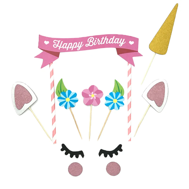 1 Набор для вечеринки в честь Дня Рождения флаги рождения вечерние