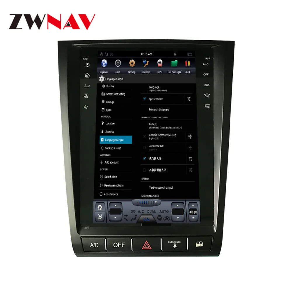 ZWNVA Tesla ips экран Android 8,1 система автомобиля нет dvd-плеер радио gps навигация для lexus GS GS300 GS350 GS450 GS460 2004-2011