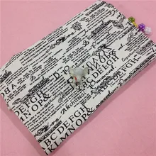 Винтажная льняная ткань с принтом в стиле ретро ширина 50x150 см|cotton