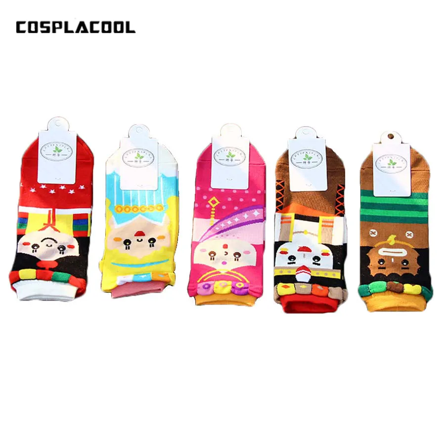 

[COSPLACOOL]Korean socks women Sweet Cartoon characters cotton 95 percent cotton meias Lovely personality calcetines mujer