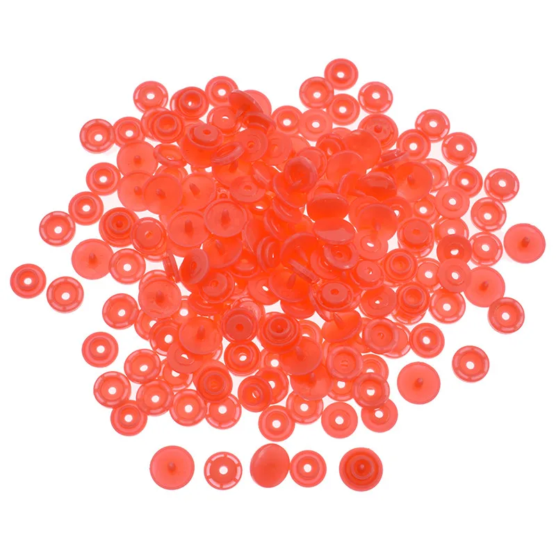 100 шт. Разноцветные Резиновые заклепки пластиковые круглые аксессуары для шитья