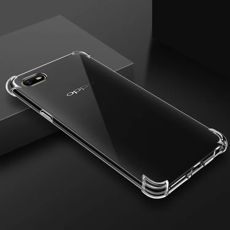 Чехол OPPO A1K сверхпрочный ударопрочный прозрачный мягкий чехол из ТПУ для A 1K OPPOA1K