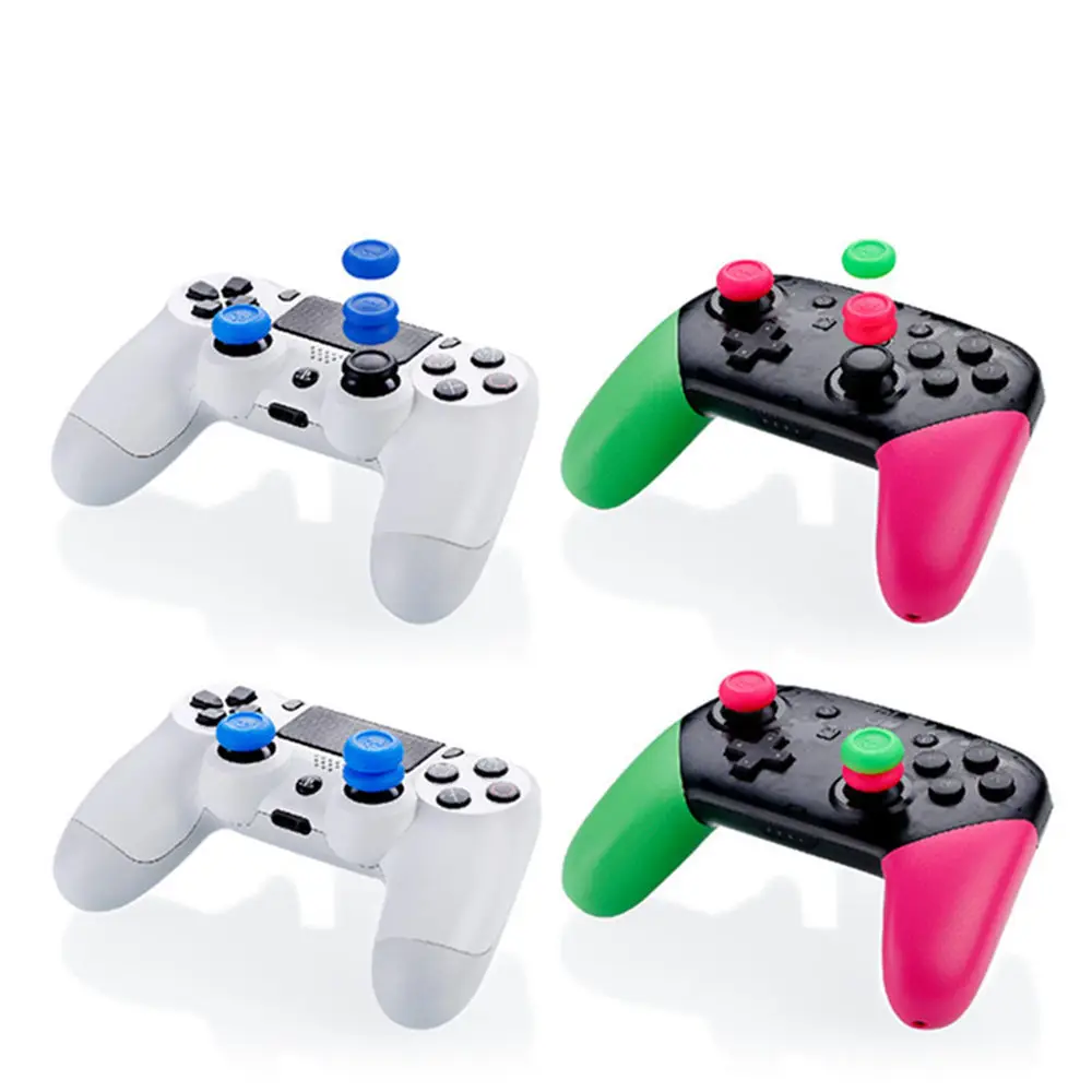 6 шт Для Nintendo переключатель Pro PS4 контроллер силиконовый Кепки джойстик