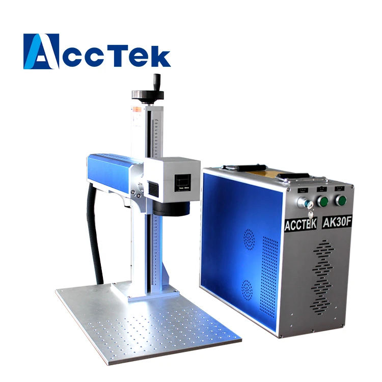 Волоконная Лазерная маркировка/ACCTEK cnc волоконная лазерная маркировочная машина