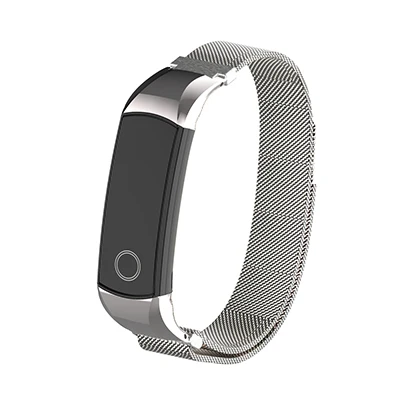 Для honor band 4 5 металлический ремешок сменный Браслет для huawei honor band 4 умный браслет из нержавеющей стали магнитный всасывающий браслет - Цвет: Silver watch band