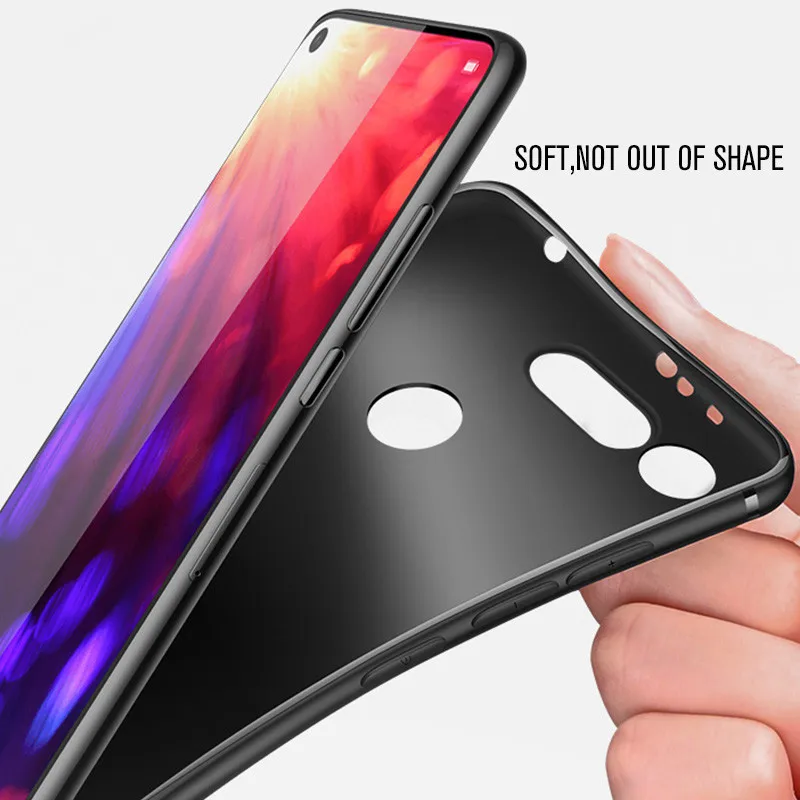 Ультра-тонкий матовый чехол для huawei Honor вид 20 6 4 ''силиконовый мягкий с полной