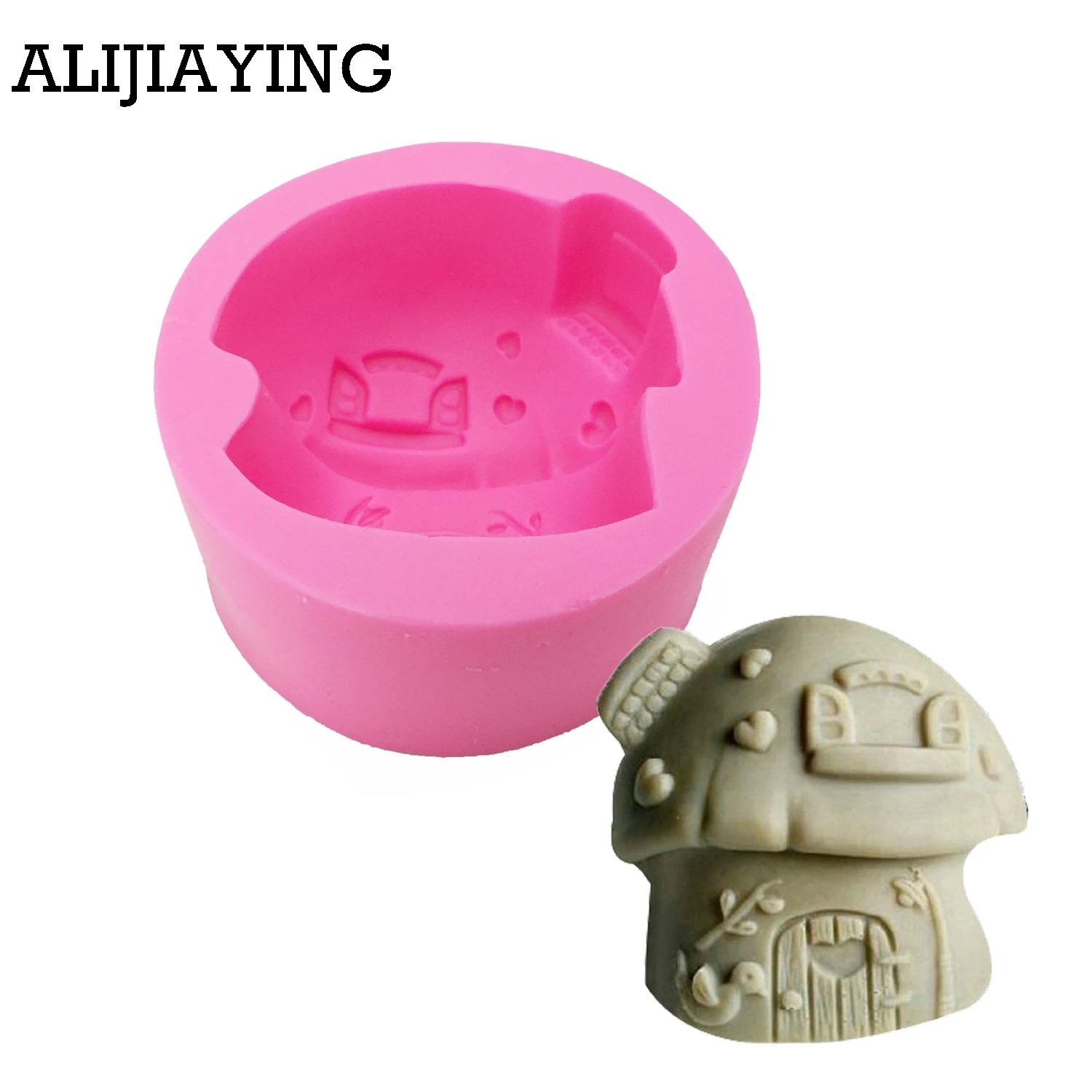 

3D Силиконовая форма M0938 в виде грибов для украшения торта, форма для мастики, печенья, смолы, форма для полимерной глины