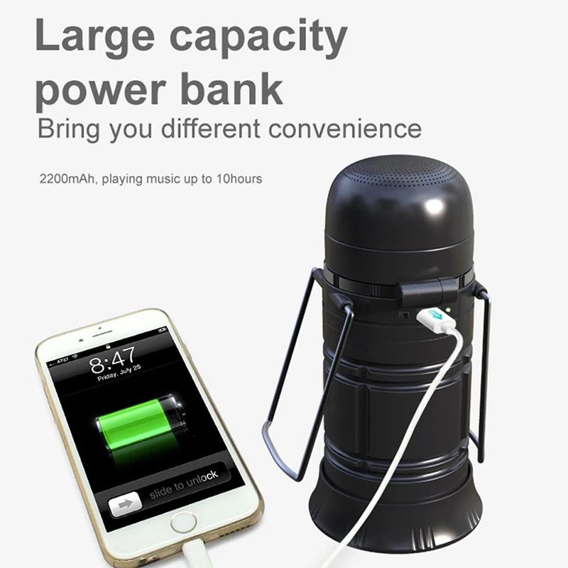 Bluetooth Динамик Портативный Многофункциональный Открытый Фонарик светодиодный