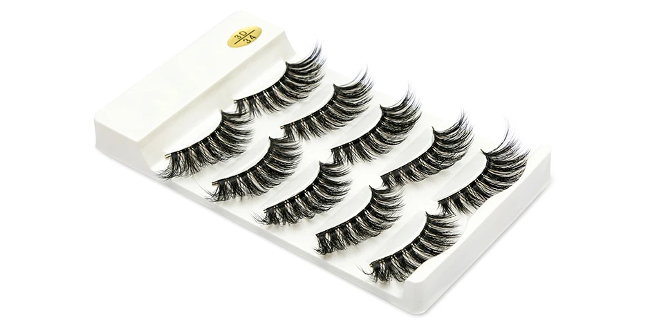 5 пар искусственных норковых ресниц натуральные 3D норковые ресницы ручной работы Толстые Накладные ресницы для наращивания Maquiagem Cilios инструменты для макияжа