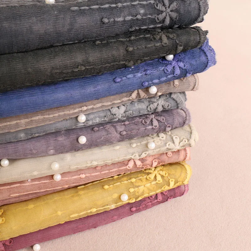 2018 Простой Высококачественный кружевной Цветочный лоскутный шаль из вискозы