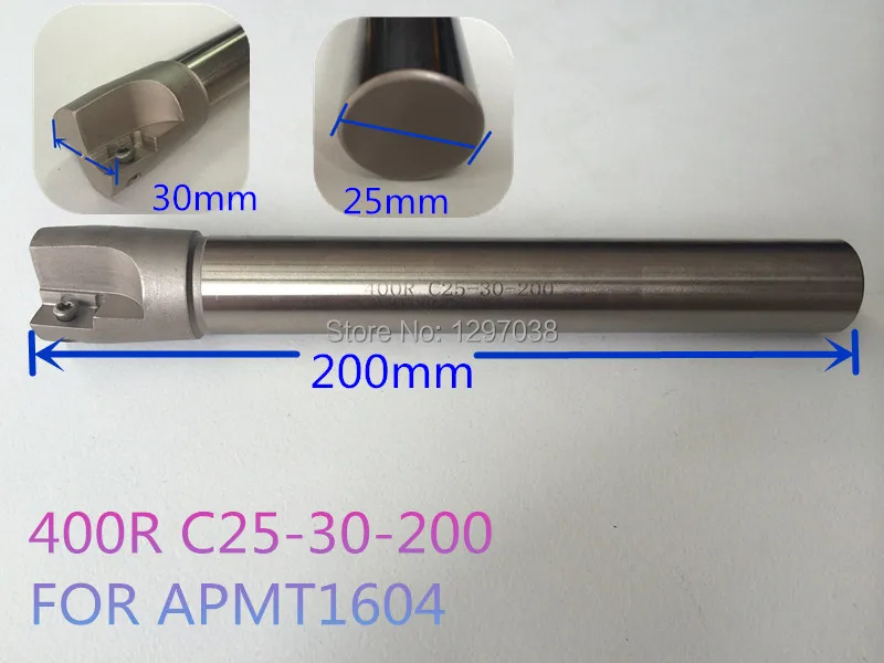 BAP 400R C25-30-200-2T прямоугольная Наплечная торцевая фреза APMT1604 вставки | Инструменты