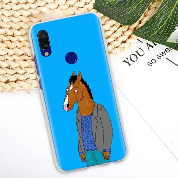 01 Конь БоДжек лошадь чехол для Xiaomi Redmi Note 5 6 7 Pro 4X7 6 6A 5 плюс 5A S2 GO Pocophone F1 Футляр для телефона - Цвет: 01