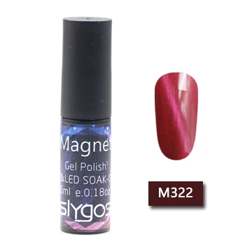 M322 SLYGOS, 6 мл, благородная серия, кошачий глаз, магнит, для ногтей, Гель-лак, долговечный, портативный, впитывается, для ногтей, УФ Магнитный Гель-лак, лак для маникюра - Цвет: M322