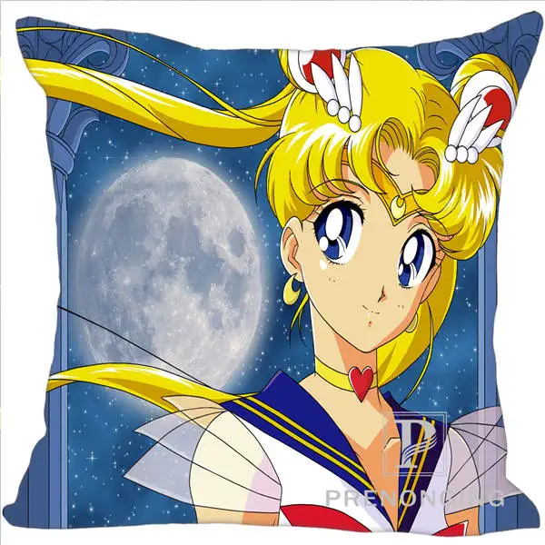 Pillowcases Пользовательские Декоративные наволочки аниме Сейлор Мун квадратные молнии Наволочки лучший подарок(с одной стороны) 180117#84 - Цвет: Pillowcases