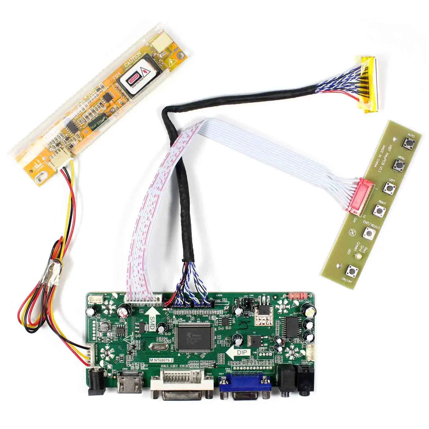 HDMI VGA DVI Аудио ЖК-плата контроллера работает для много ЖК-экран для DIY(обеспечить совместимый комплект контроллера depond на ЖК-типе