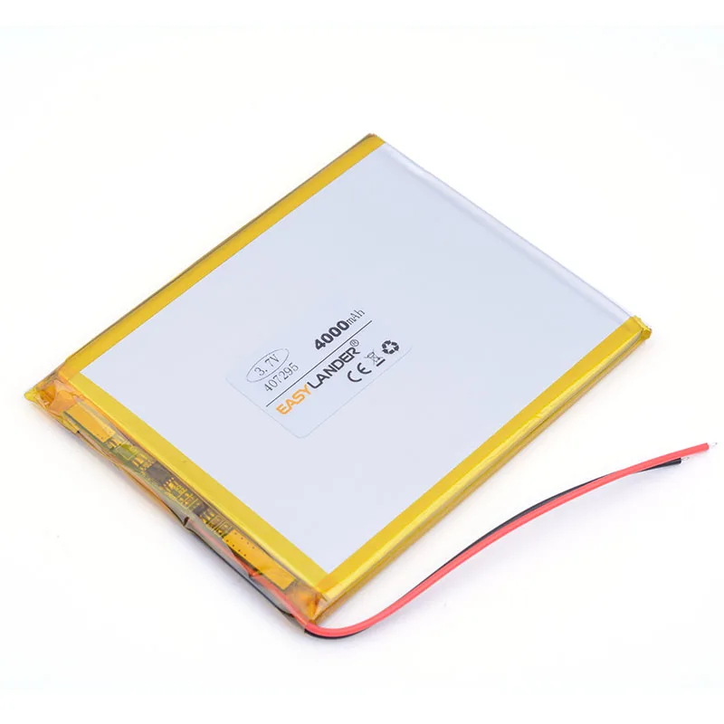 Высокая емкость 3 7 V 4000 mAh 407295 Новый U25GT литий полимерный аккумулятор продукт