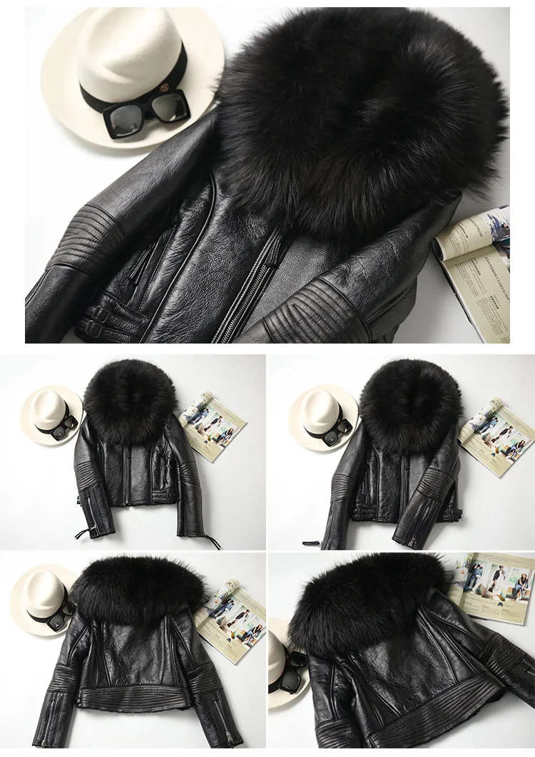 PUDI C18002 женская зимняя теплая sheepleather Куртка, жилет с воротником из меха енота, пальто для девочек, Женская куртка, пальто