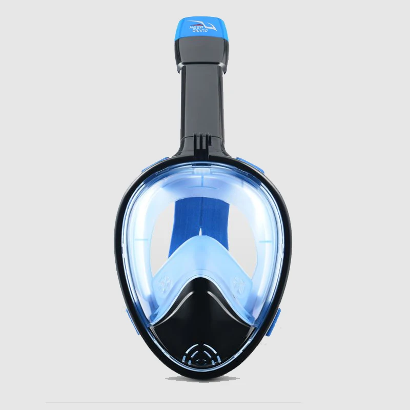 KEEP DIVING Snorkel Mask Underwater Anti Fog Full Face Snorkeling Diving Gopro 180 Degree Dry Easy Free Breath Dive Gear | Спорт и