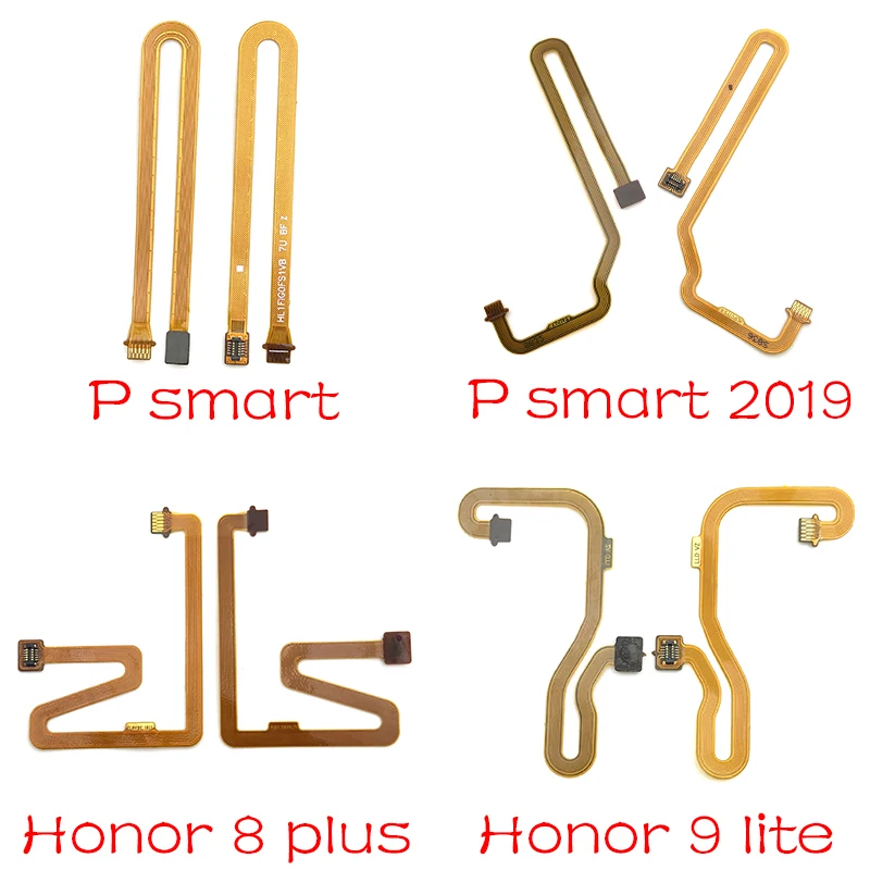 

10Pcs For Huawei P20 Pro P30 Lite Honor 8X 10 Y9 P Smart 2019 Home Button Fingerprint Sensor Touch ID Connector Flex Ribbon