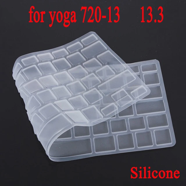 For Yoga 720 13.3 Моющаяся крышка клавиатуры для ноутбука lenovo Yoga 720 730 13,3 15,6 дюймов Силиконовая Водонепроницаемая пленка протектор - Цвет: For Yoga 720 13.3