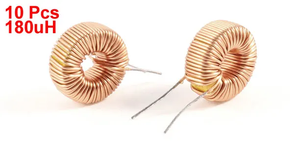 UXCELL 10 шт. тороидальный сердечник индуктор проволока ветряная рана 180 мм 190 МОМ 1А