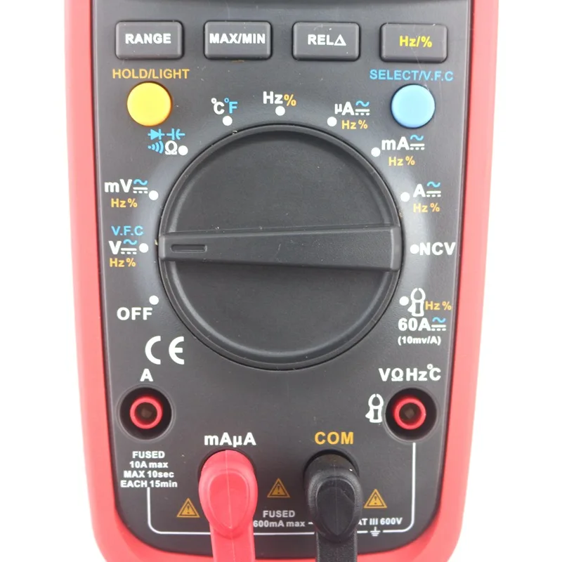 UNI-T UT139C Цифровой Авто Диапазон мультиметр True RMS AC/DC Вольтметр Амперметр C/F Температура тестер мультиметр