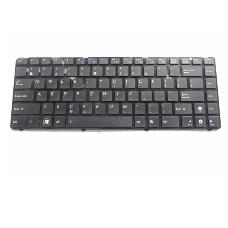 

GZEELE Hot selling!! US English Keyboard for ASUS B43 B43E B43F B43J B43S A42 A83S K43B K43E K43S UL30VT UL80 Laptop black frame