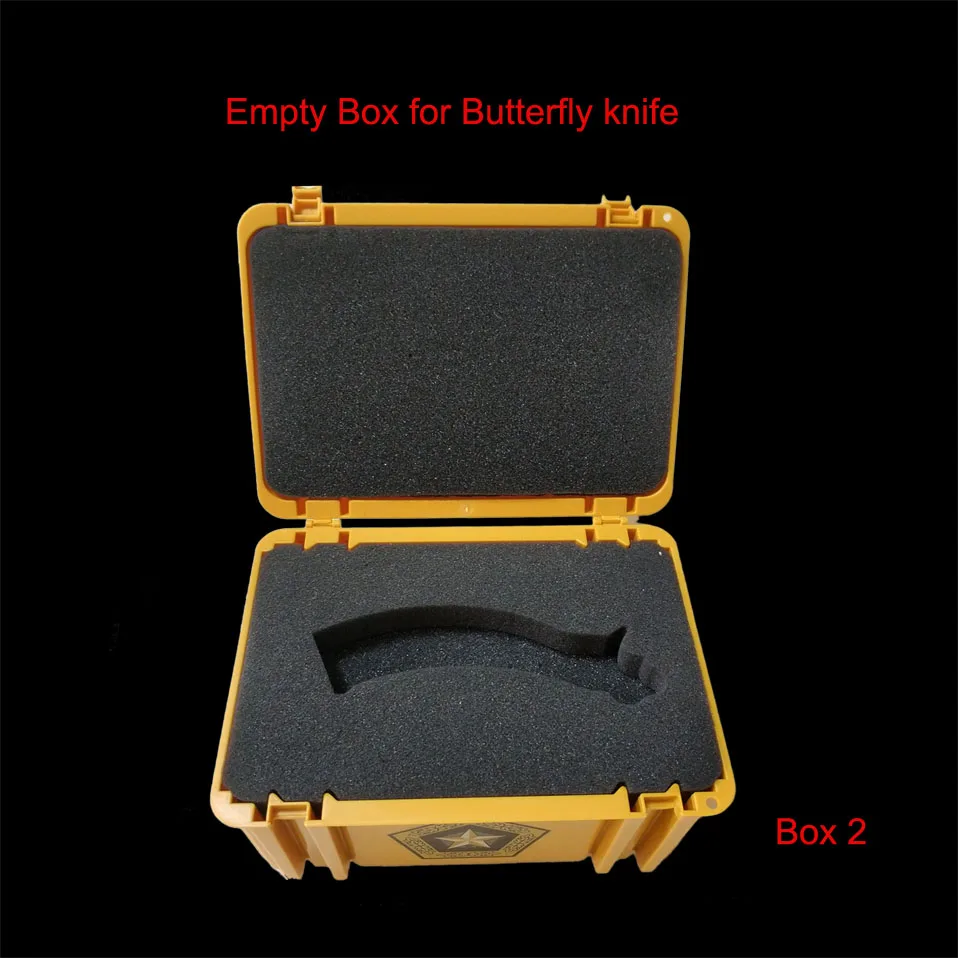 Empty Box1 Прямая поставка Karambit+ нож для тренера+ нейлоновая сумка+ отвертка+ коробка CSGO чехол для игрового ножа Бабочка Набор комбинированных ножей тупое лезвие - Цвет: Empty Box1