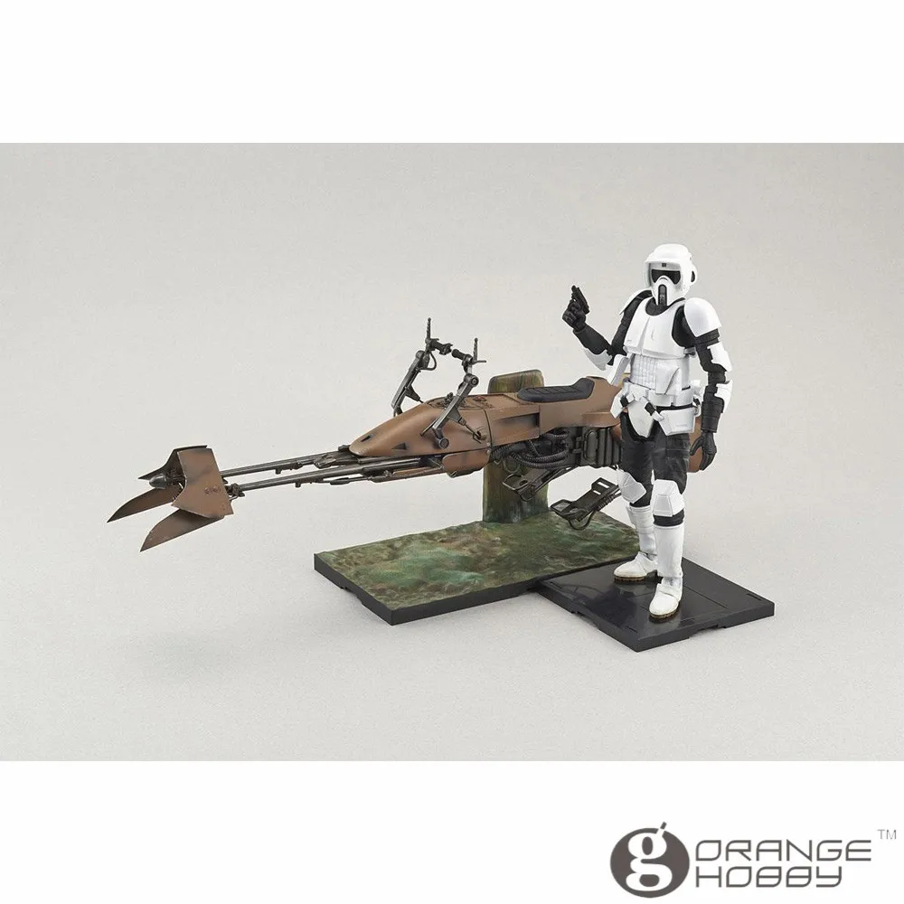 Звездные войны OHS бандаи 1/12 комплекты моделей для скаутов и спидеров|model kit|bike