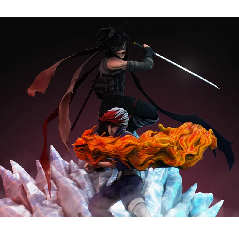 Предпродажа мой герой Academy Stain VS Todoroki Shoto GK Смола сцены статуя фигурка игрушка(Срок поставки: 60 дней) X740