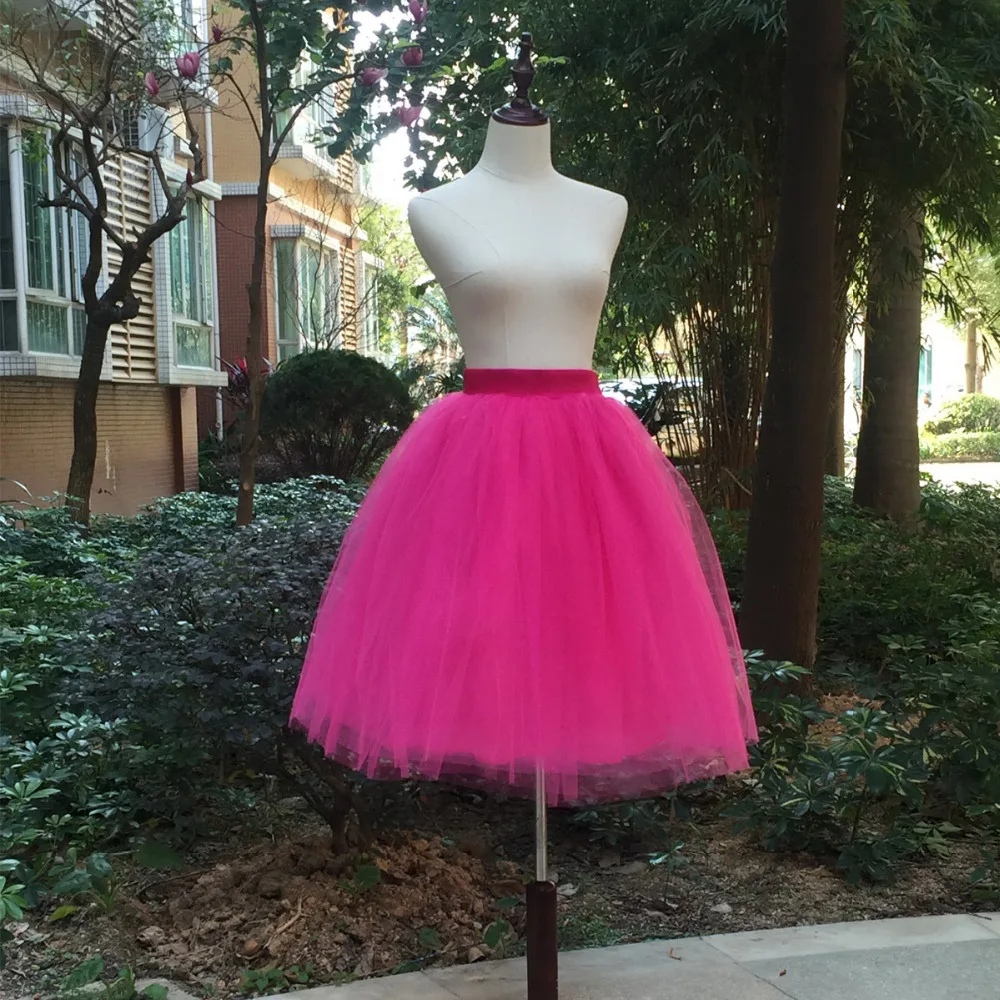 Женская фатиновая юбка пачка 6 слойная желтая сетчатая с боковой невидимой