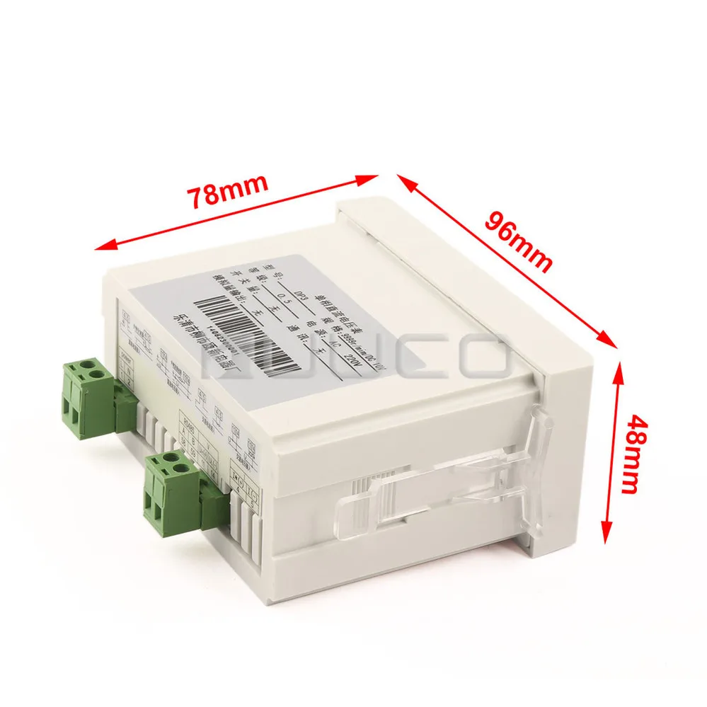 

Digital Tachometer Controller DC 0~10V Red LED Display AC/DC110~220V 9999 rpm Tacho Gauge Speed Monitor Meter