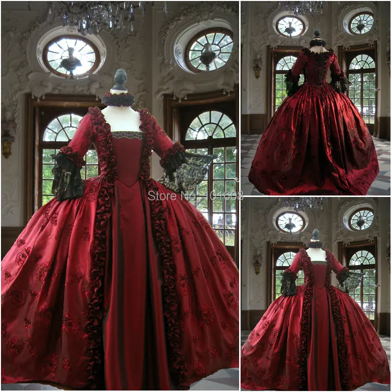 

1860S Victorian Corset Gothic/Civil War Southern Belle Ball Gown Dress Halloween dresses CUSTOM MADE R-019