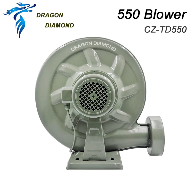 DRAGON DIAMOND 220 В 550 Вт вытяжной вентилятор воздуходувка центробежный для CO2 лазерная гравировка резка машина среднего давления низкий уровень шума