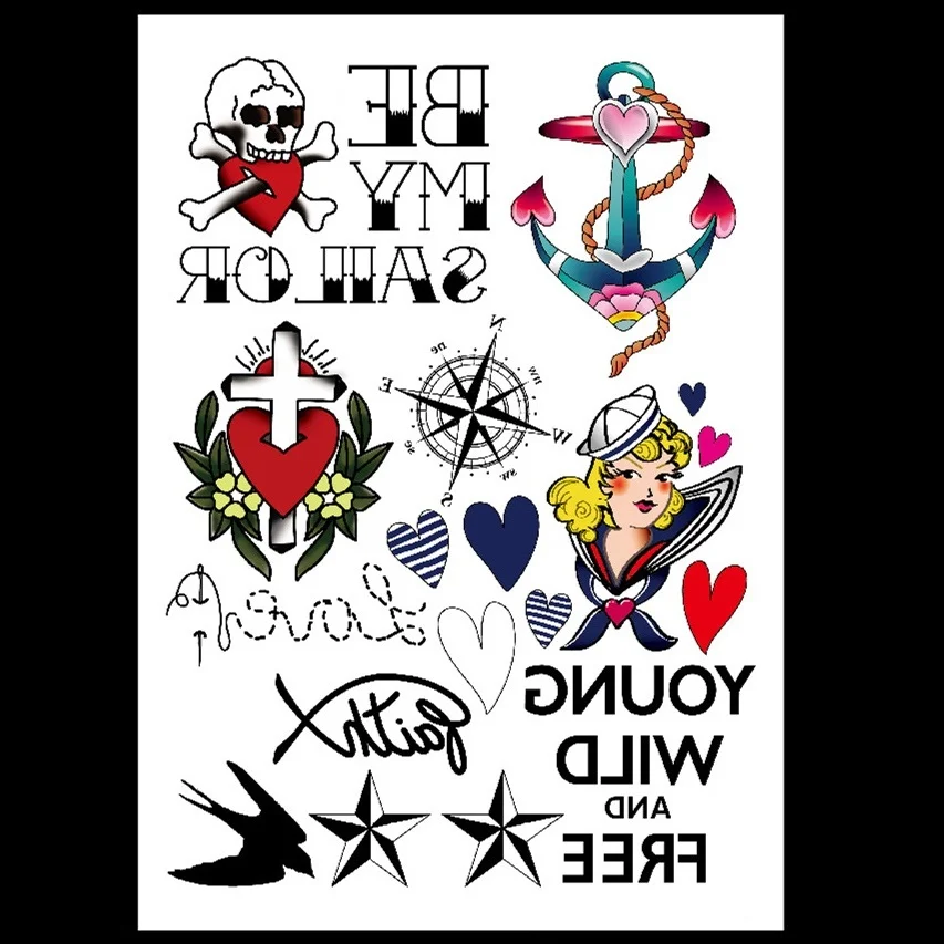 Бесплатная доставка 500 шт. Новое поступление водонепроницаемая Временная