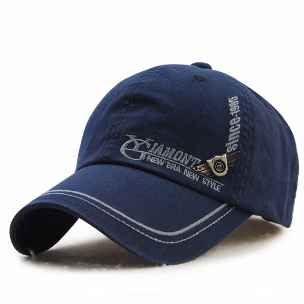Модные унисекс Бейсбол Кепки маленький железный подписать письмо Вышивка Спорт