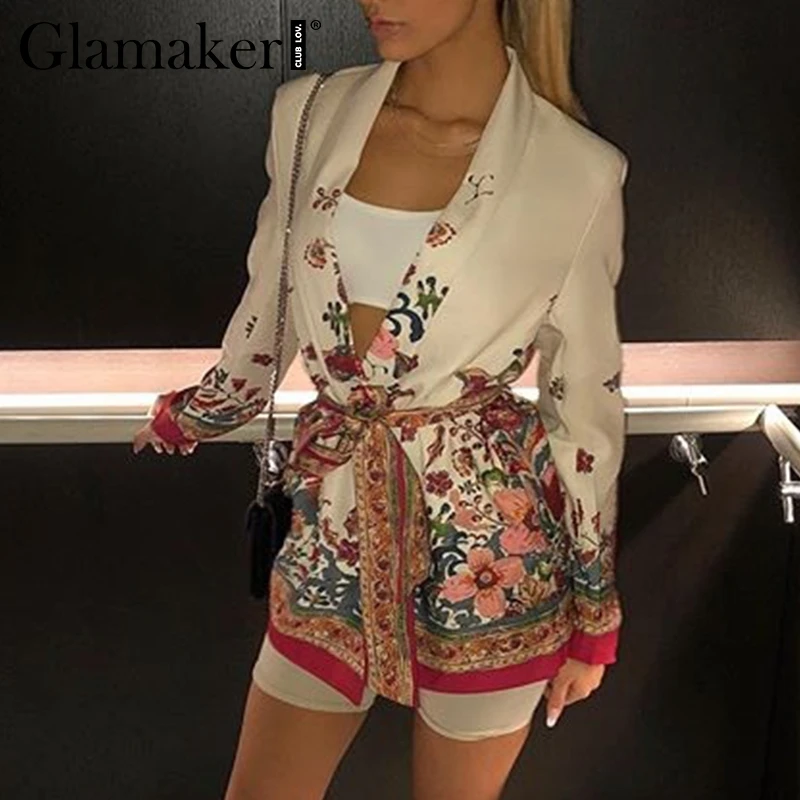 Женская блузка-кимоно Glamaker летняя блузка с длинным рукавом и поясом на шнурках |