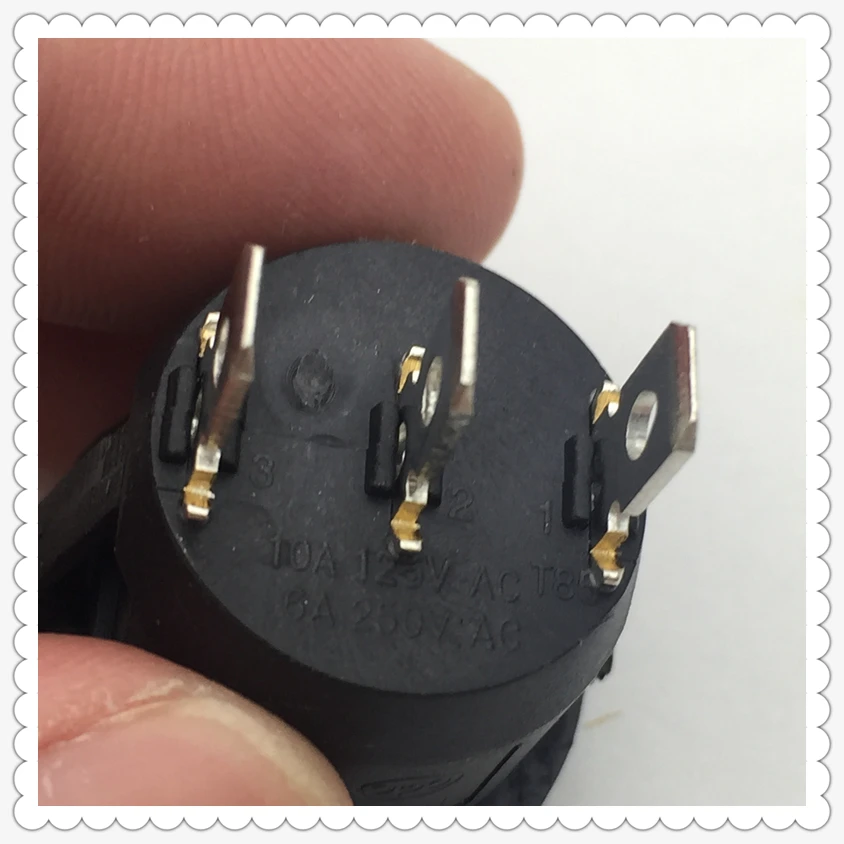 4 шт. G115 20 мм 3PIN ON/Off/на круглый лодка кулисный переключатель 6A/250 В 10A/125 автомобилей