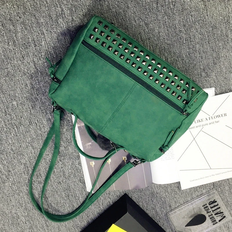 Сумка Бостон Роскошные замша сумки женские дизайнерские винтажные Топ ручка с