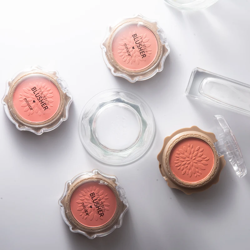 Корейская косметическая пудра для лица рубор maquillage professional completa colorete makeup матовая