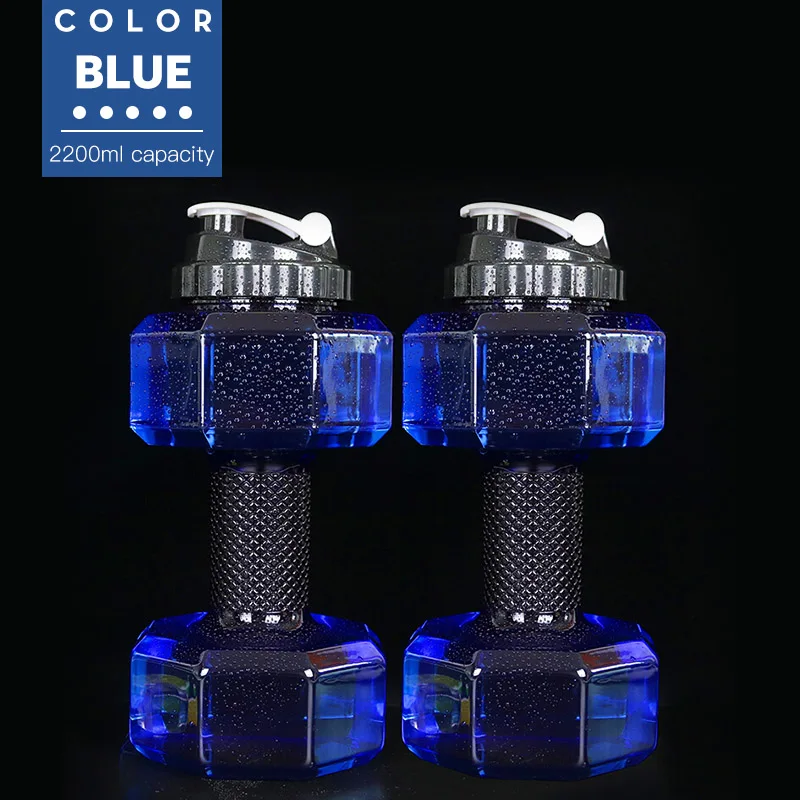 a pair-Blue 1 шт., 2,4 Кг, водные гантели для фитнеса, тренажерного зала, для женщин, комплексное оборудование для упражнений, для похудения, для рук, для водных штанг - Цвет: a pair-Blue